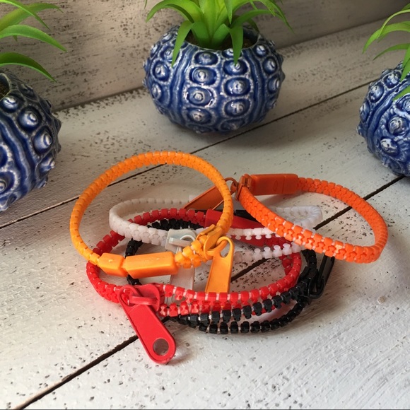 Zipper Bracelets Set of 5 - Picture 4 of 7